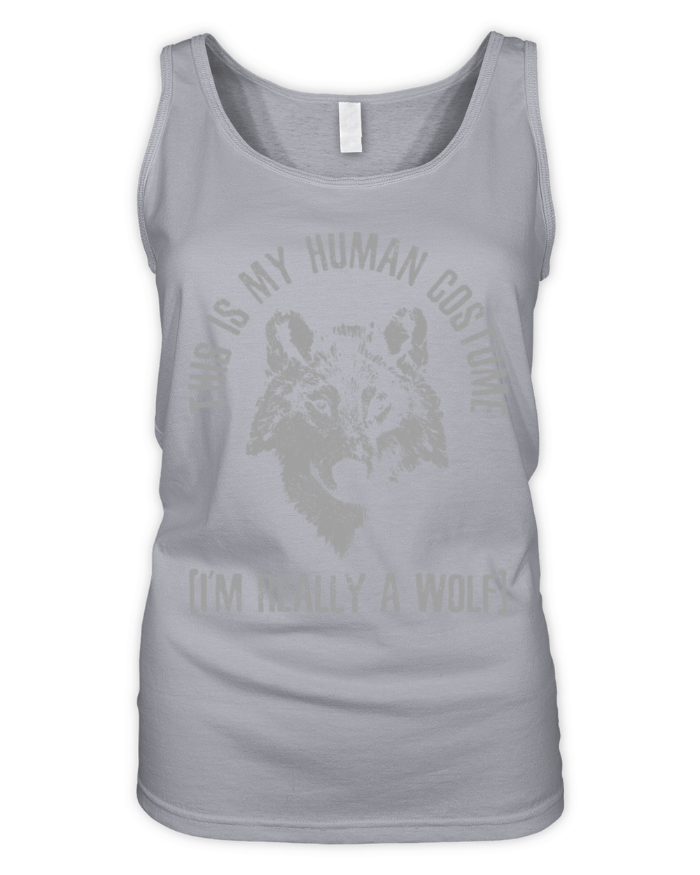 Wolf Howling Wolf Lover Gift Organic Women's Tank Top