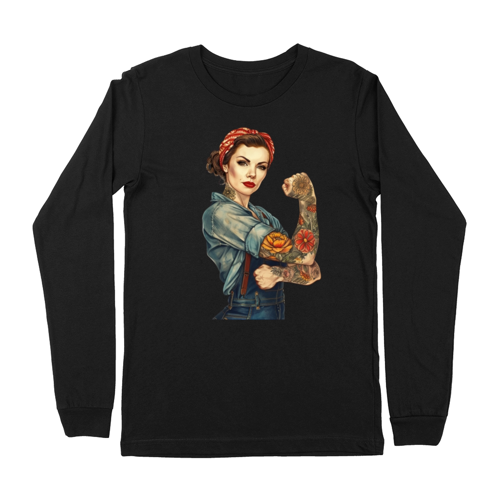 Rosie the Riveter Vintage Empowerment Premium Long Sleeve