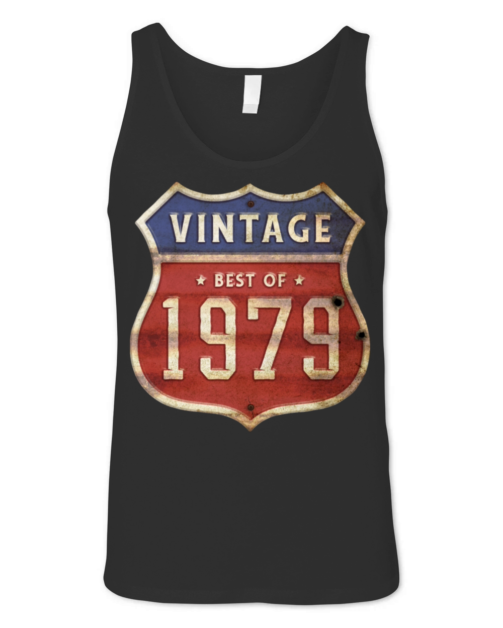 45 Years Old Vintage 1979 Limited Edition 45th Unisex Jersey Tank