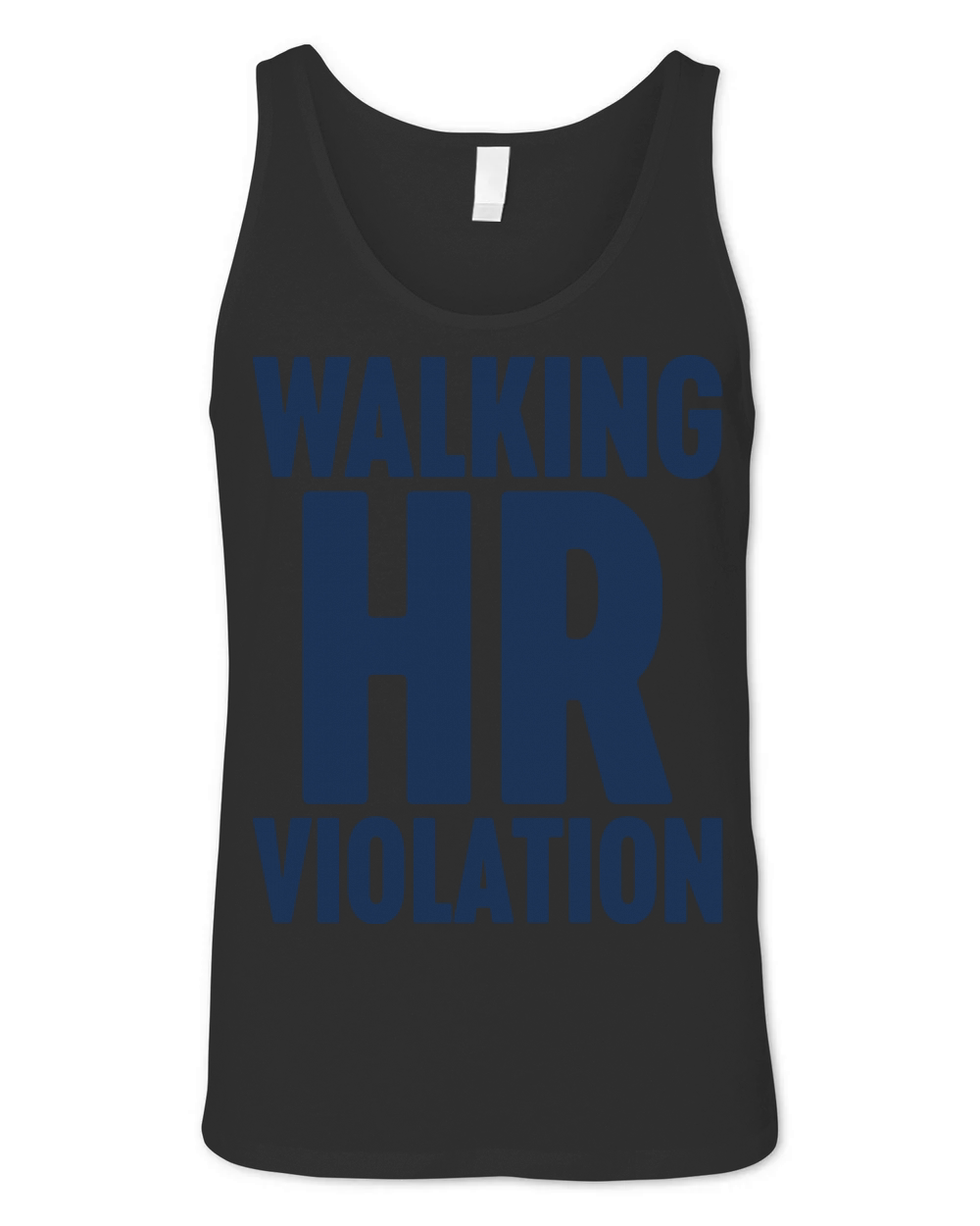 Funny Walking HR Violation Unisex Jersey Tank