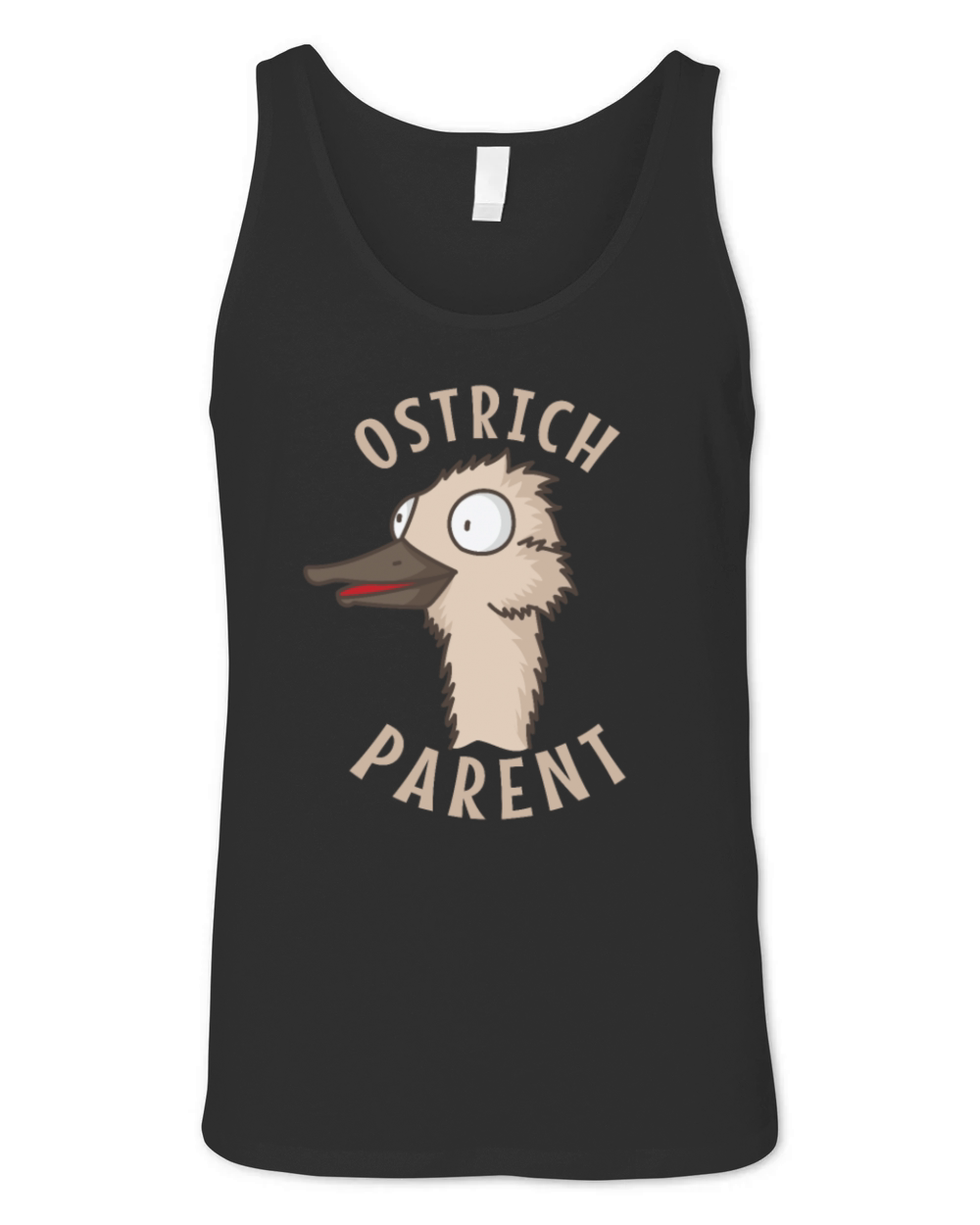 Ostrich Parent Ratite Ostrich Nature Unisex Jersey Tank