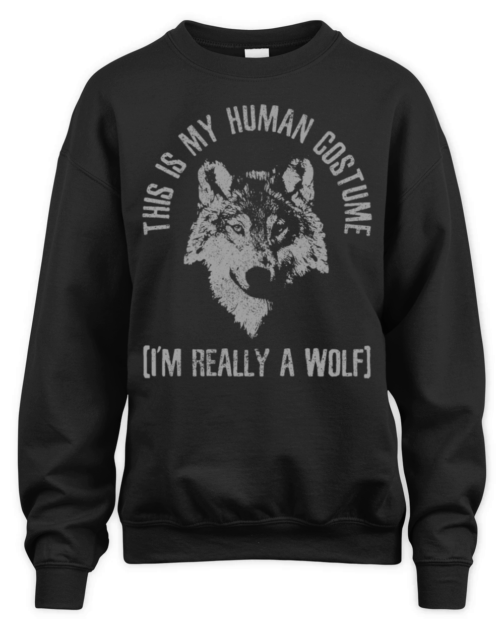 Wolf Howling Wolf Lover Gift Unisex Premium Crewneck Sweatshirt