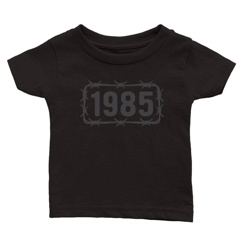 Birthday Vintage 1985 Barbed Wire Classic Baby Crewneck T-shirt