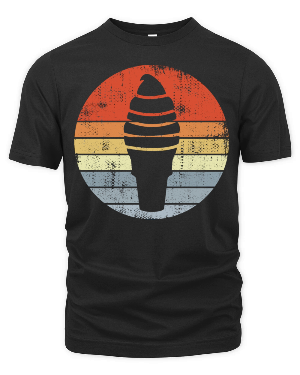 Vintage Ice Cream Cone Organic Unisex T-shirt
