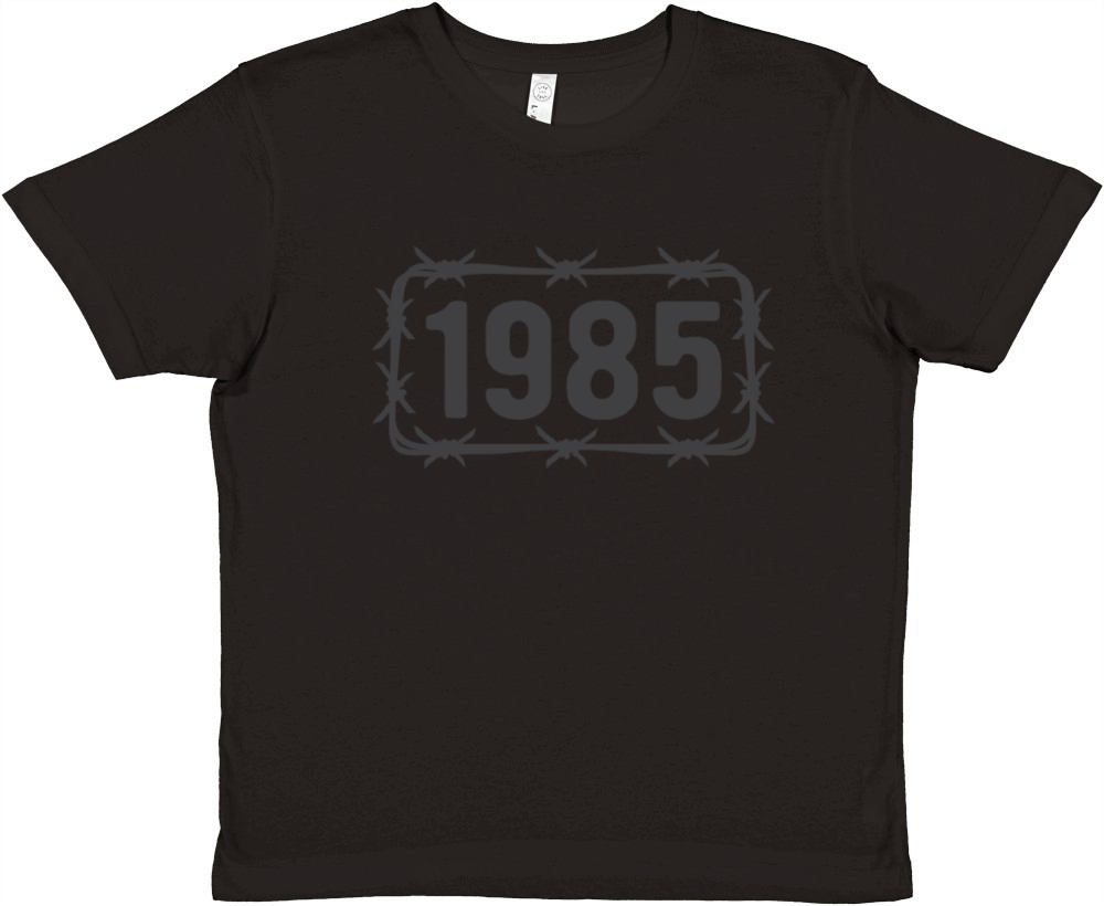 Birthday Vintage 1985 Barbed Wire Premium Kids Crewneck T-shirt