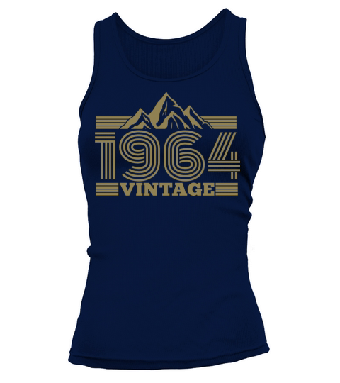 Vintage 1964 Birthday Hiking Mountains Climbing Tank top Woman