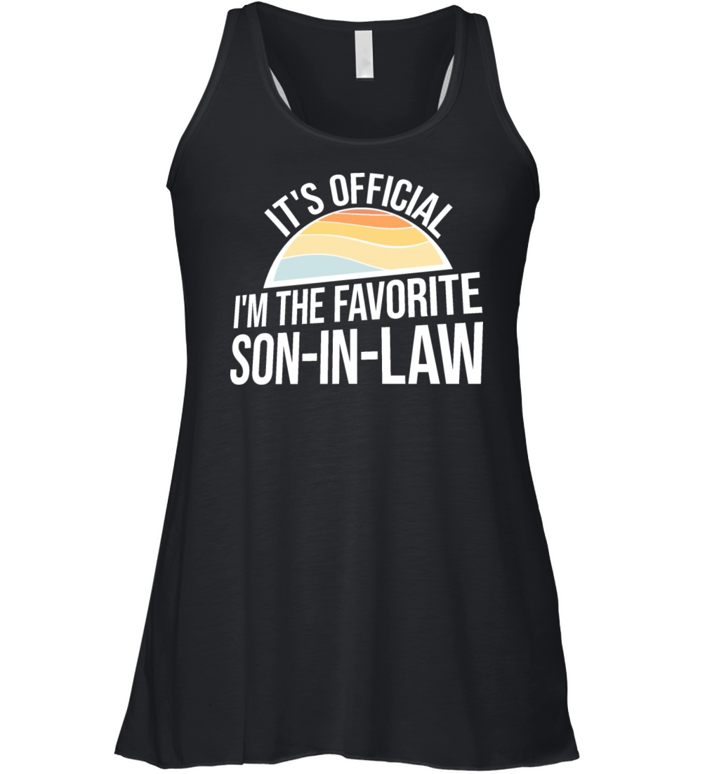 Its Official Im The Favorite Son-In-Law Family Women's Flowy Tank Top