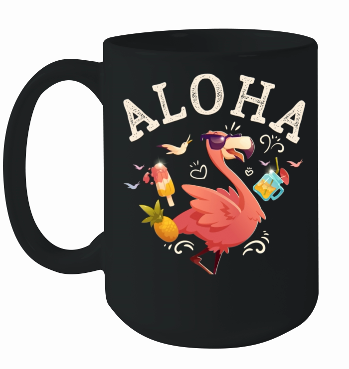 Aloha Beaches Tropical Hawaiian Summer Island Ceramic Mug