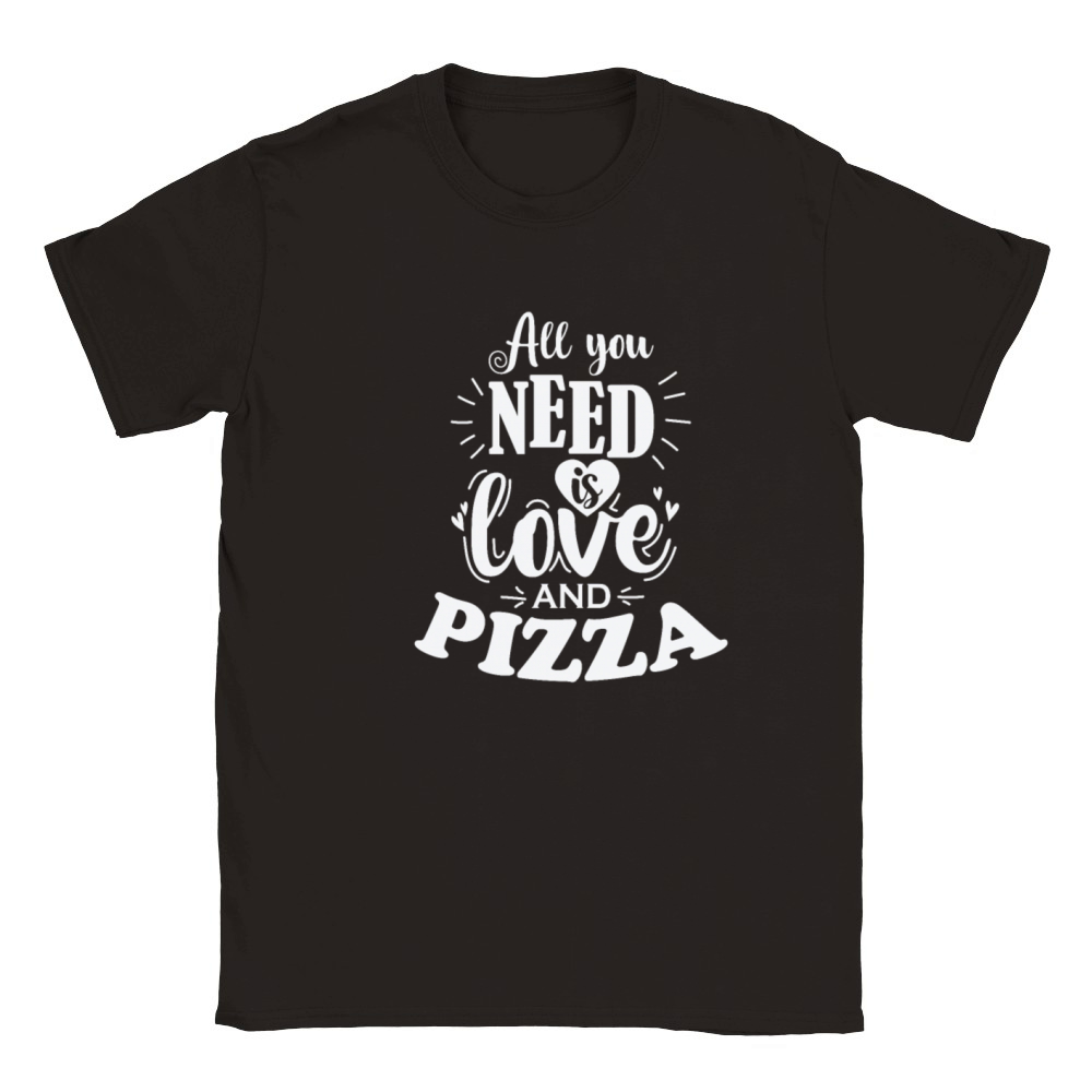 All you Need is Love an Pizza Fast Food Classic Kids Crewneck T-shirt