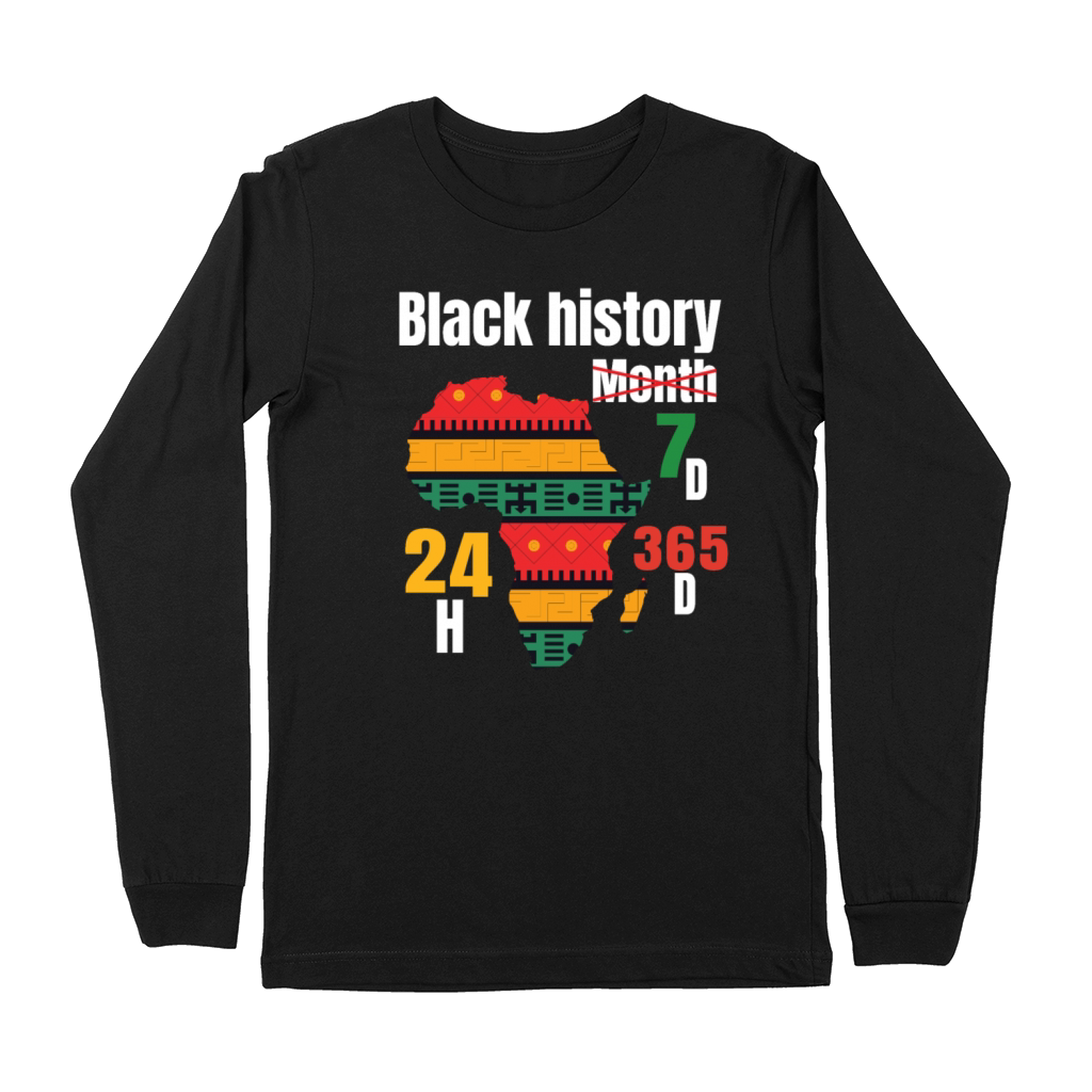 Black history is not confined to just one month Premium Long Sleeve