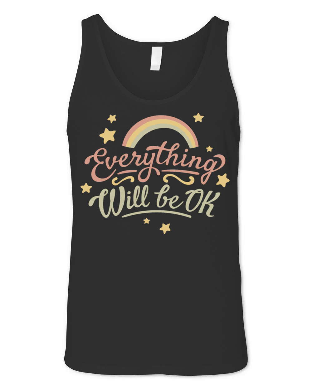 EVERYTHING WILL BE OK Unisex Jersey Tank