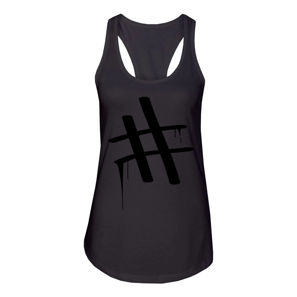 dope hashtag Women's Racerback Tank