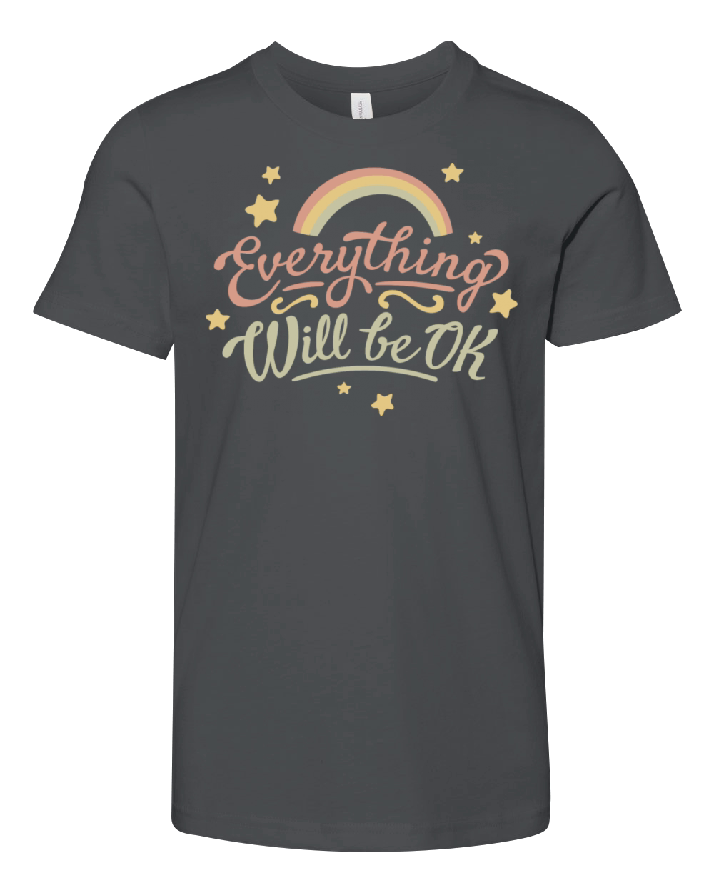 EVERYTHING WILL BE OK Youth Unisex Jersey Tee