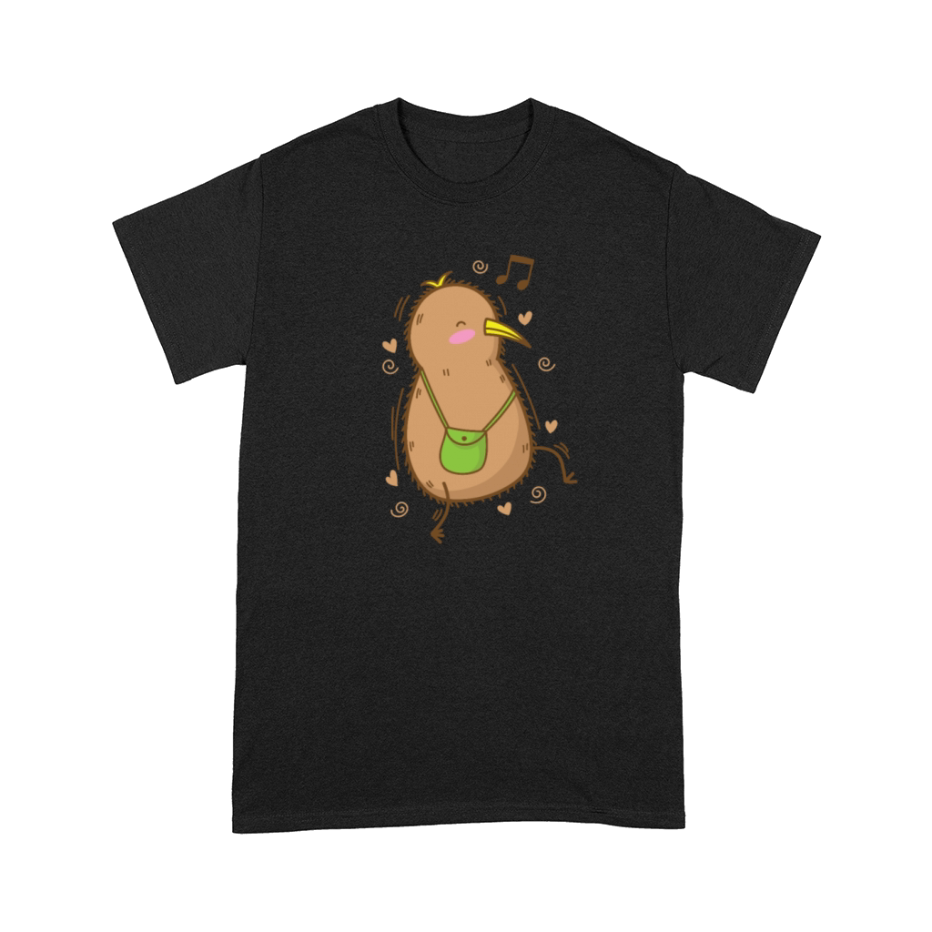 Kiwi Bird listens to Music while walking Fruit Comfort T-shirt