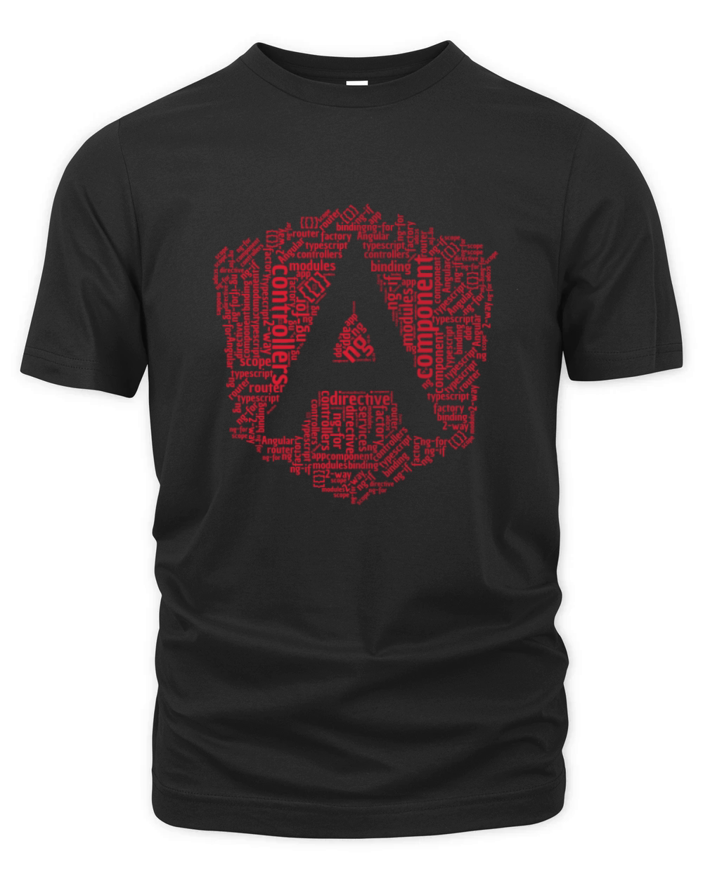 AngularJS WordCloud Premium TShirt Organic Unisex T-shirt