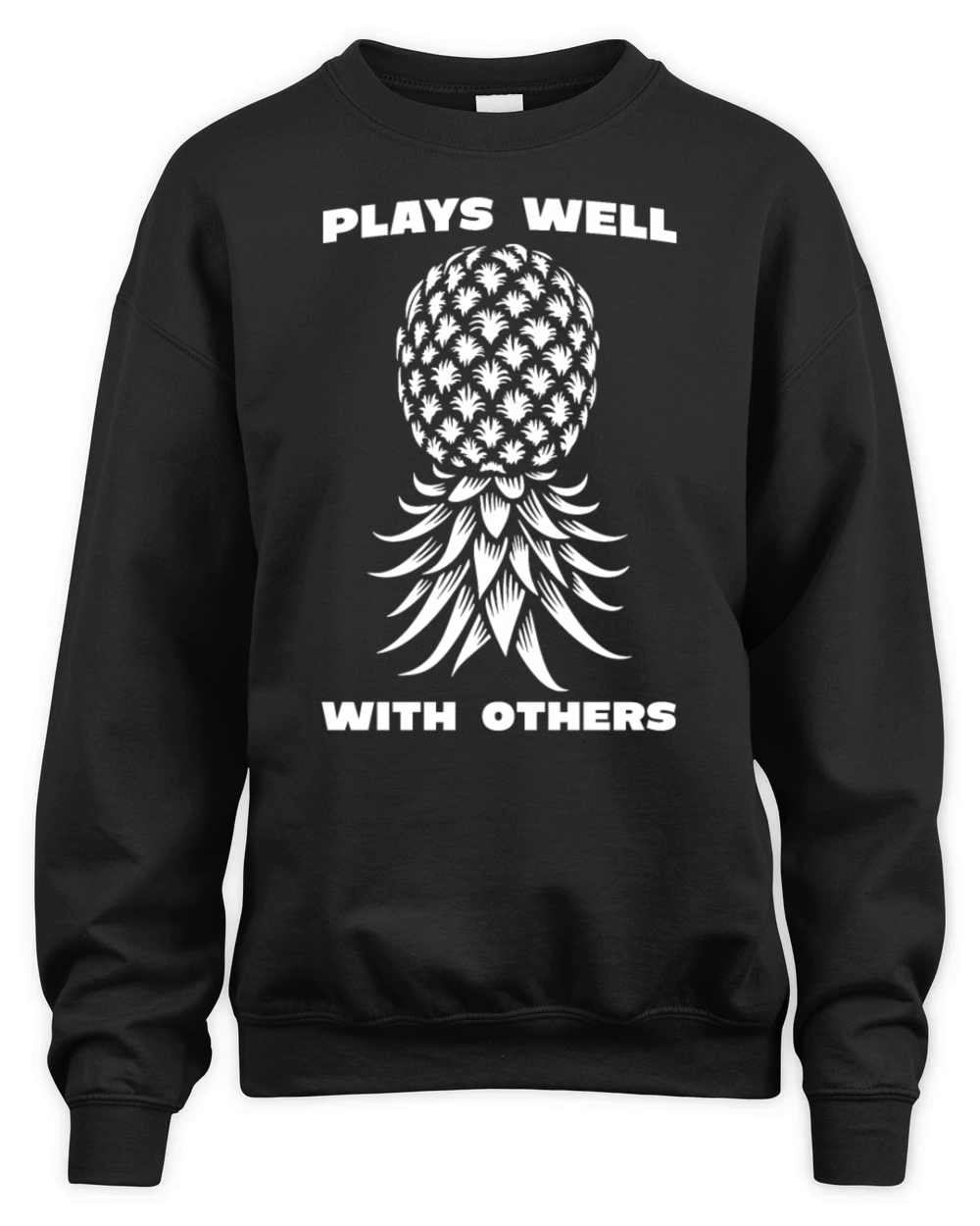 Funny Swinger Upside Down Pineapple Sexual Unisex Premium Crewneck Sweatshirt