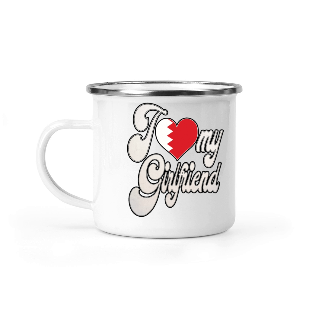BahrainI Love My BahrainI Girlfriend Camping Mug