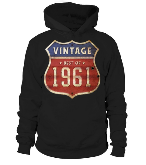 63 Years Old Vintage 1961 Limited Edition 63rd Hoodie Unisex