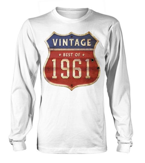 63 Years Old Vintage 1961 Limited Edition 63rd Long sleeved Unisex