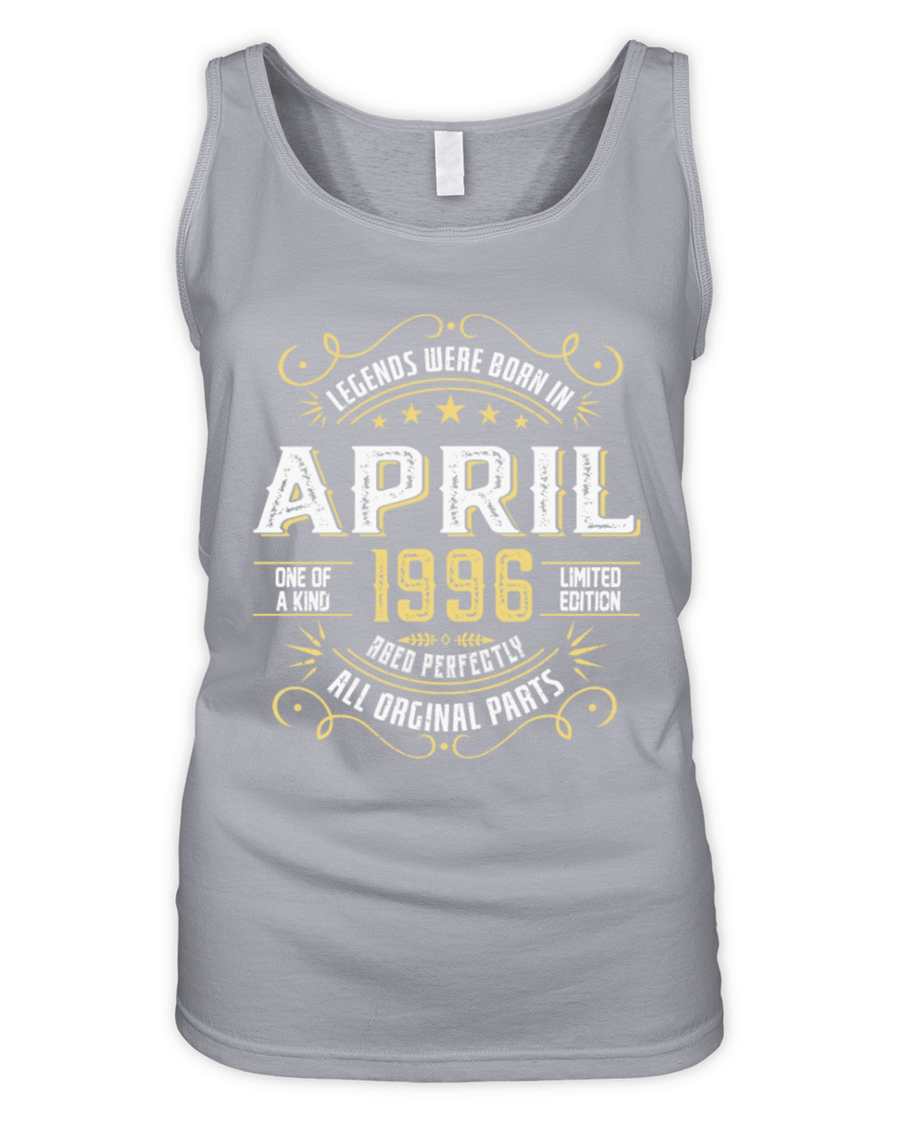 legends were born in April 1996 for 28 Years Old Organic Women's Tank Top