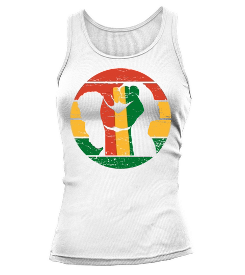 Proud Black African American Black History Retro Tank top Woman