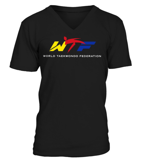 WTF World Taekwondo Federation V-Neck T-shirt