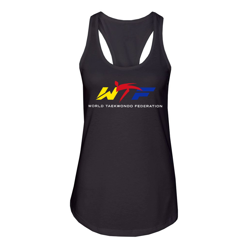 WTF World Taekwondo Federation Women's Racerback Tank