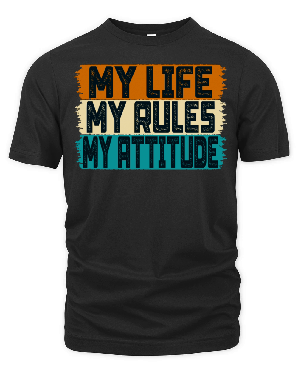 My Life My Rules My Attitude Organic Unisex T-shirt