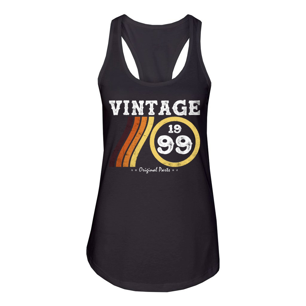 Vintage 1999 Limited Edition Classic Retro 25 Women's Racerback Tank