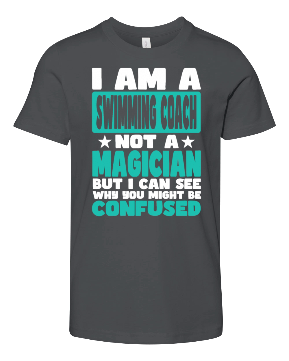 Swimming Coach Youth Unisex Jersey Tee