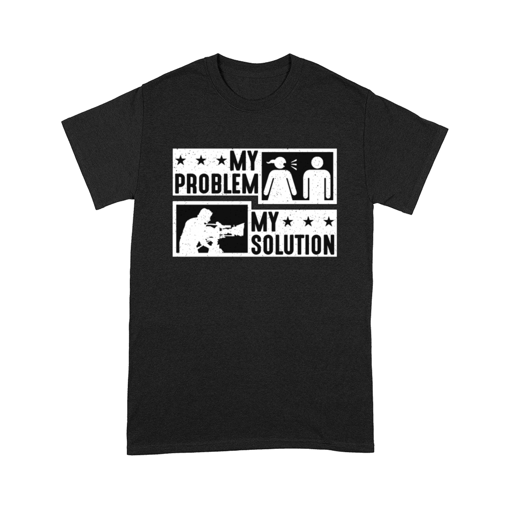 Filmmaker My Problem My Solution Pictogram Dad Mom Comfort T-shirt