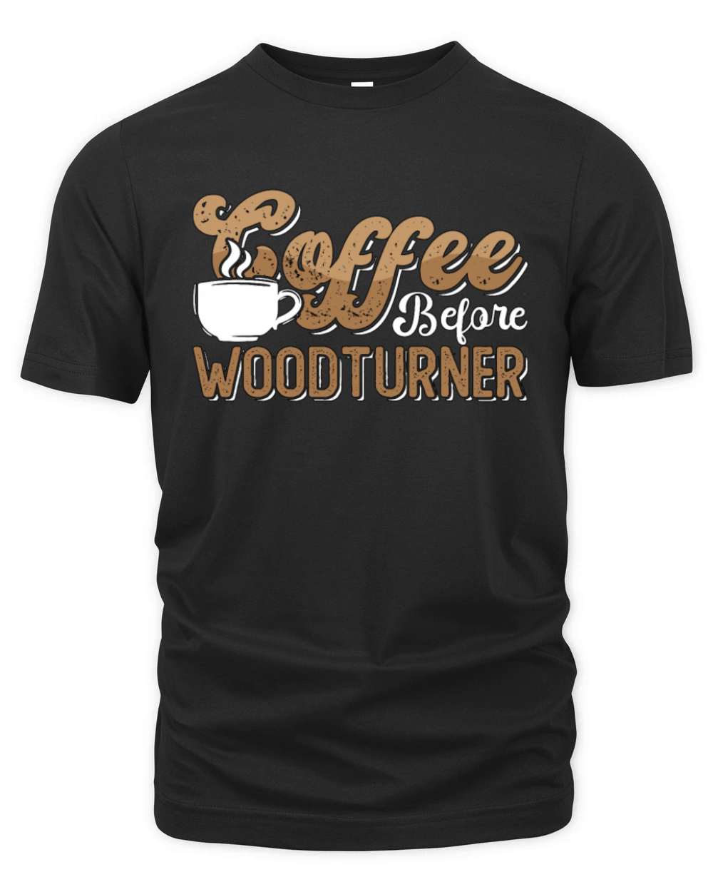 Woodturner Coffee Before Woodworker Coffee Lover Organic Unisex T-shirt