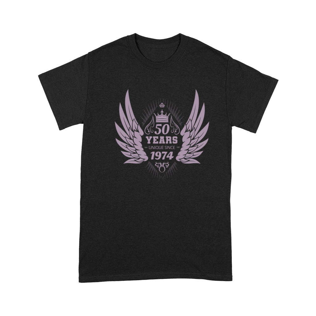 50th birthday vintage 1974 angel wings Premium T-shirt