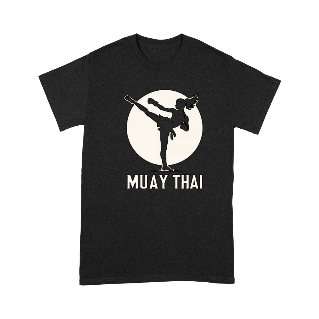 Muay Thai Woman Premium T-shirt