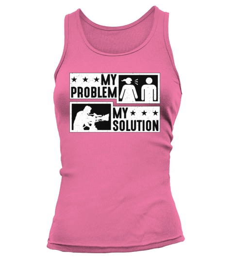 Filmmaker My Problem My Solution Pictogram Dad Mom Tank top Woman