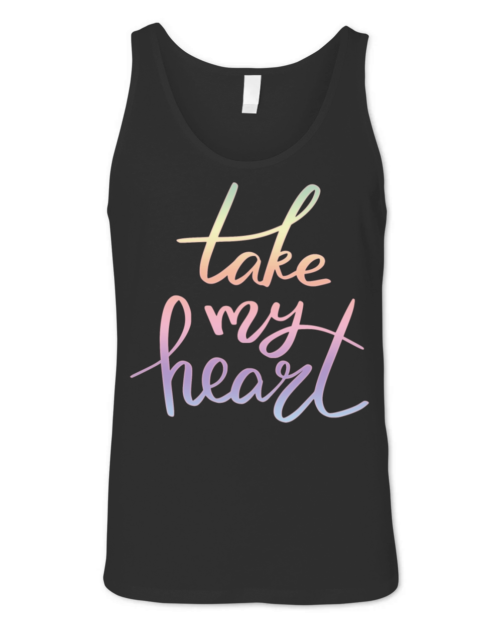 TAKE MY HEART Unisex Jersey Tank