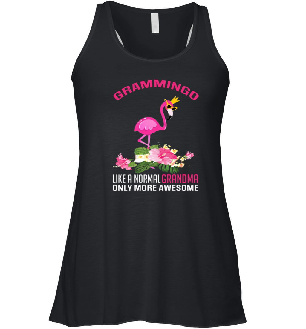 Gramingo Flamingo Like A Normal Grandma Only More Women's Flowy Tank Top