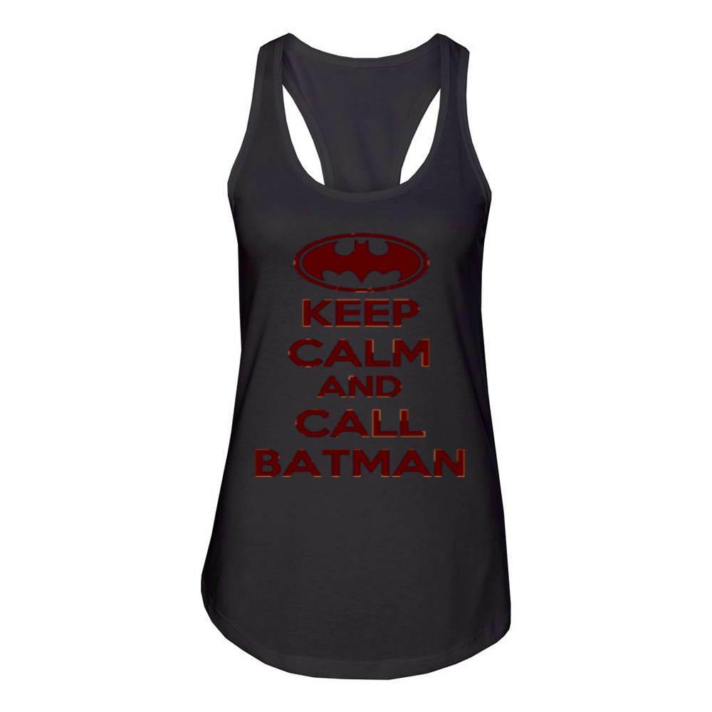 Keep Calm Quote Women's Racerback Tank