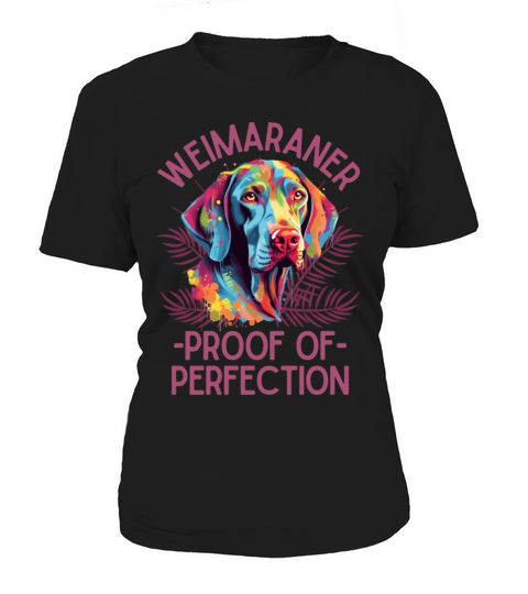 Colorful Weimaraner Women's T-Shirt
