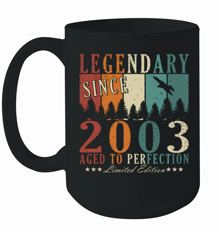 20th birthday man vintage 2003 legend Ceramic Mug
