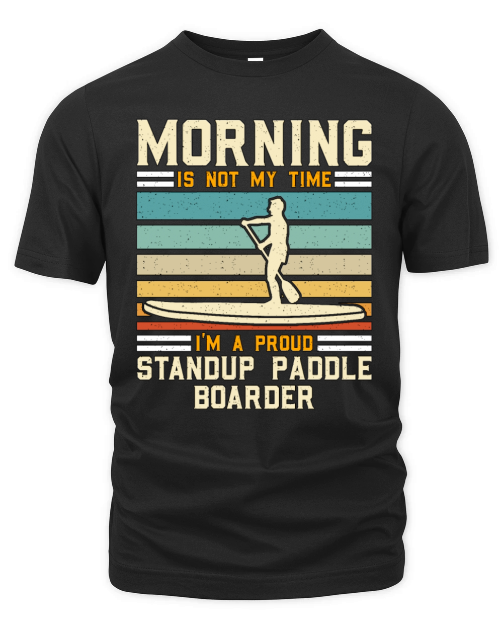 StandUp Paddle Boarder Morning Is Not Water Sport Organic Unisex T-shirt