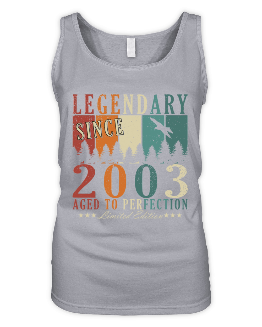 20th birthday man vintage 2003 legend Organic Women's Tank Top