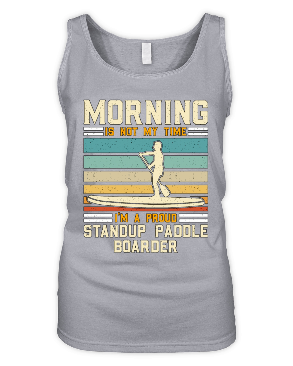 StandUp Paddle Boarder Morning Is Not Water Sport Organic Women's Tank Top