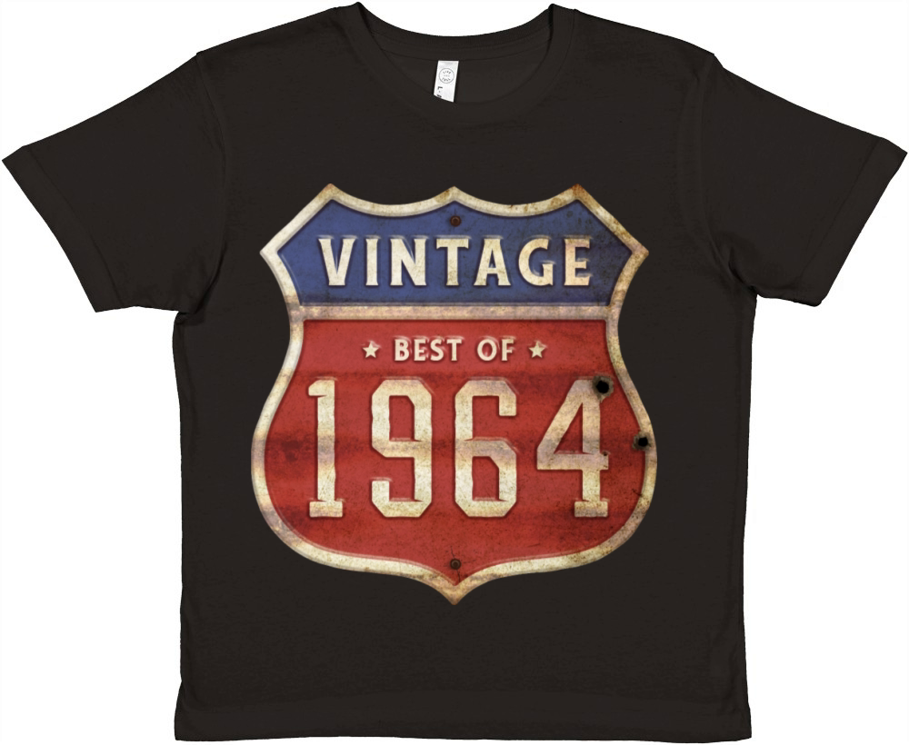 60 Years Old Vintage 1964 Limited Edition 60th Premium Kids Crewneck T-shirt