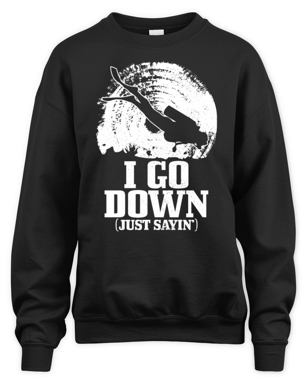 Scuba Diving Funny Vintage Diver Gift Unisex Premium Crewneck Sweatshirt