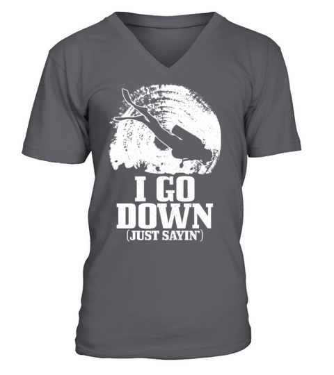 Scuba Diving Funny Vintage Diver Gift V-Neck T-shirt
