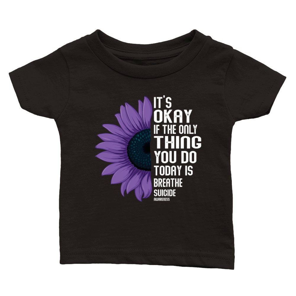 Suicide Prevention Awareness Classic Baby Crewneck T-shirt