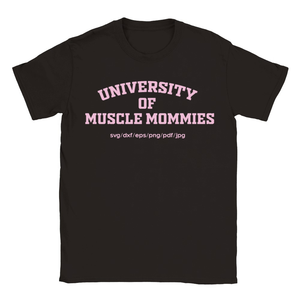 University Of Muscle Mommies Classic Kids Crewneck T-shirt