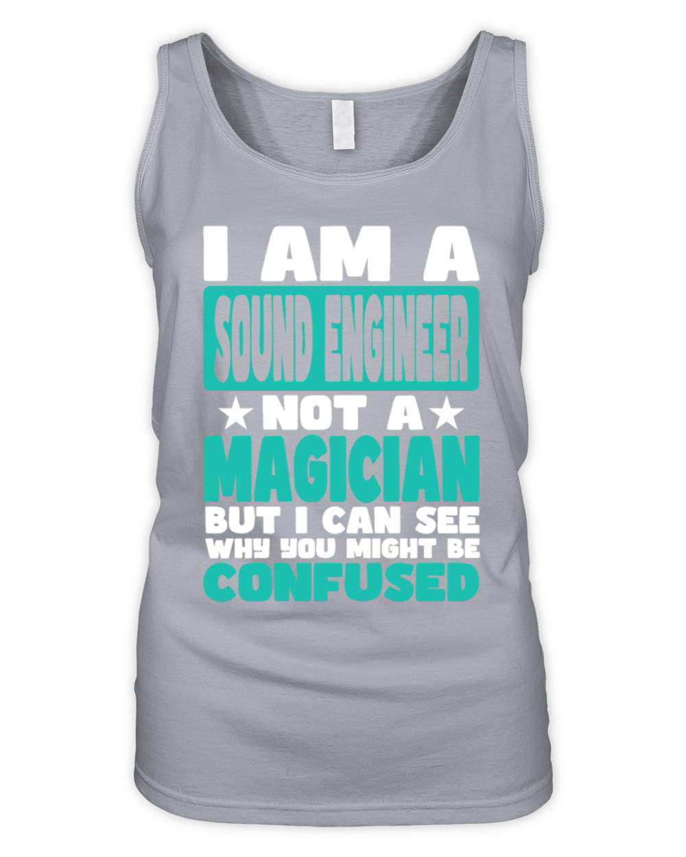 Sound Engineer Organic Women's Tank Top