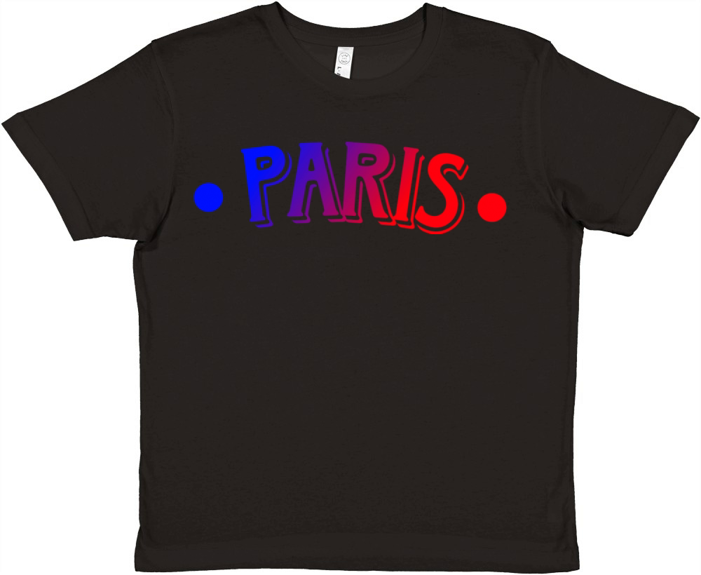 Reathers Jersey Paris Colorful Premium Kids Crewneck T-shirt
